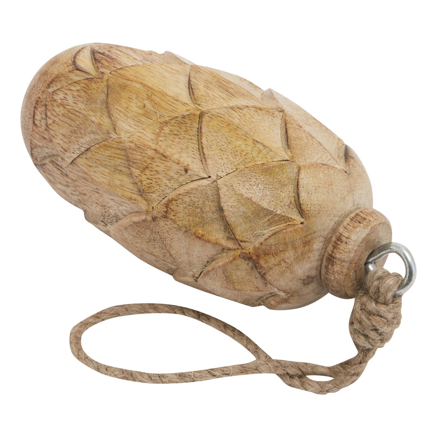 Natural Wooden Pine Cone Bauble for Rustic Decor - Darlington's Décor