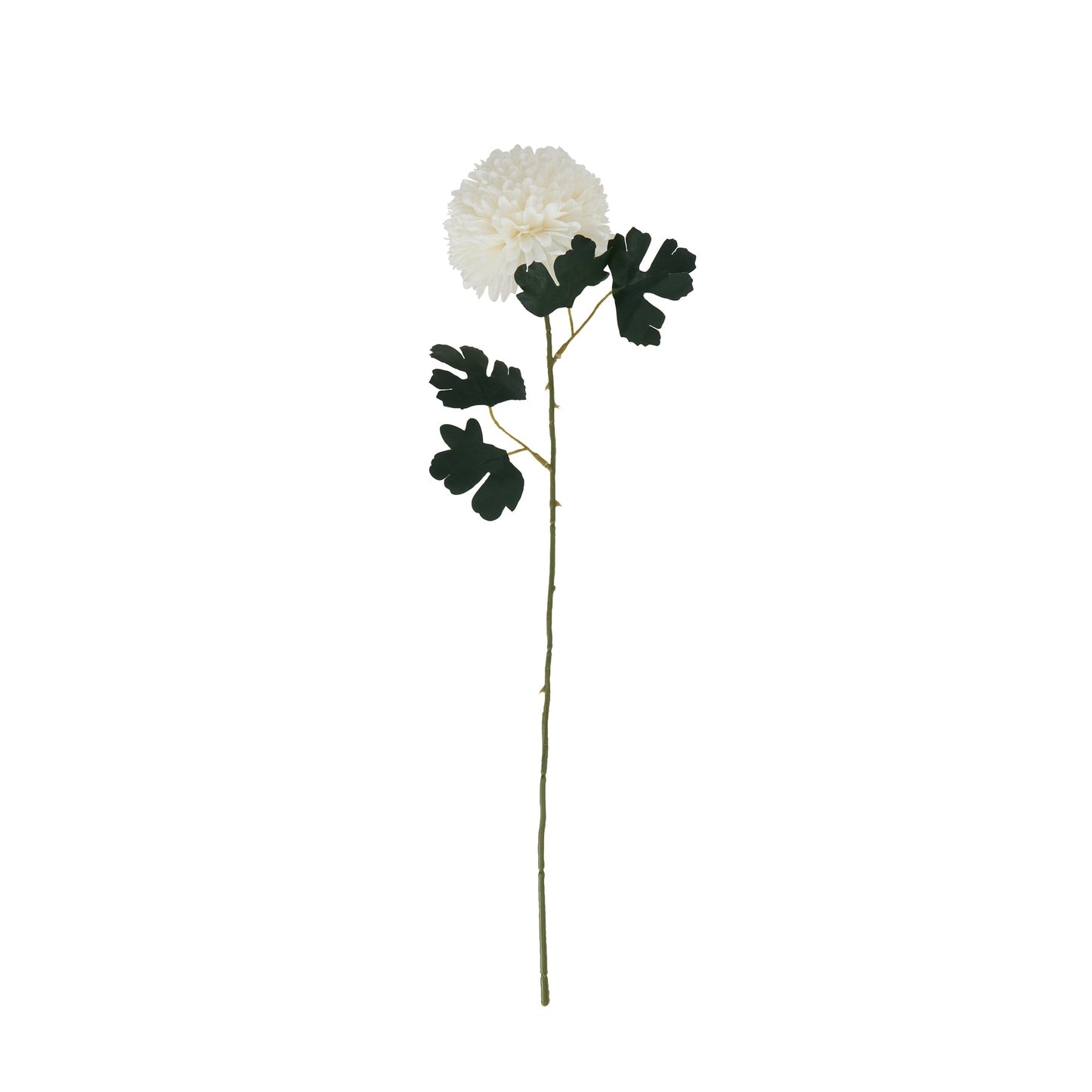 Realistic White Chrysanthemum Stem for Timeless Decor - Darlington's Décor