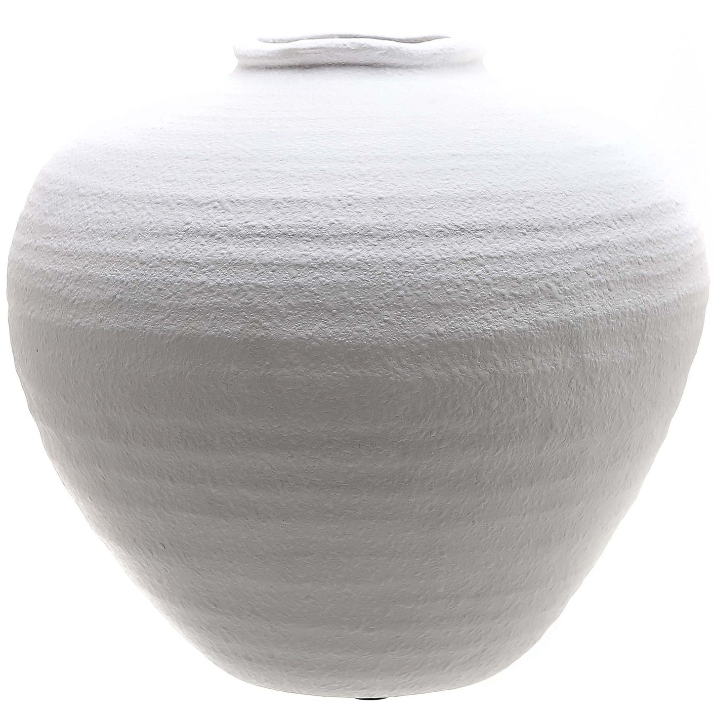 Regola Matt White Ceramic Vase for Modern Interiors - Darlington's Décor