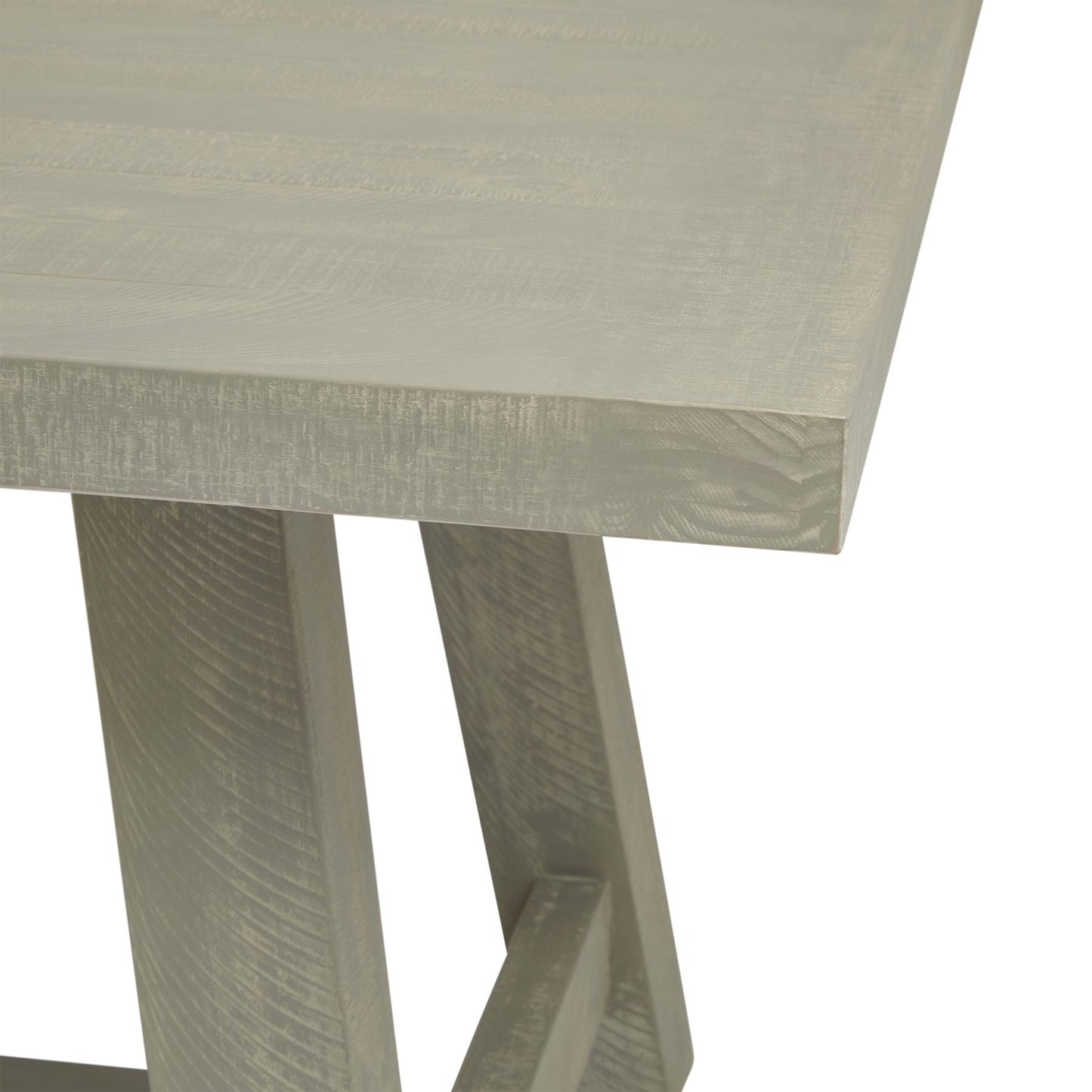 Elegant Saltaire Collection Rectangular Dining Table - Unique Weathered Finish for Timeless Style - Darlington's Décor