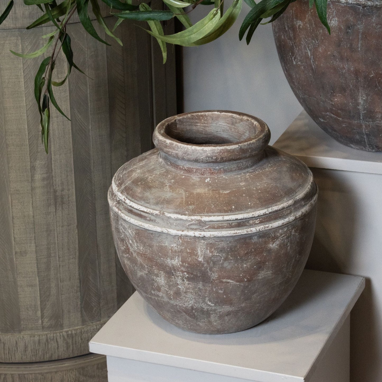Siena Brown Water Pot for Elegant Home Decor - Darlington's Décor
