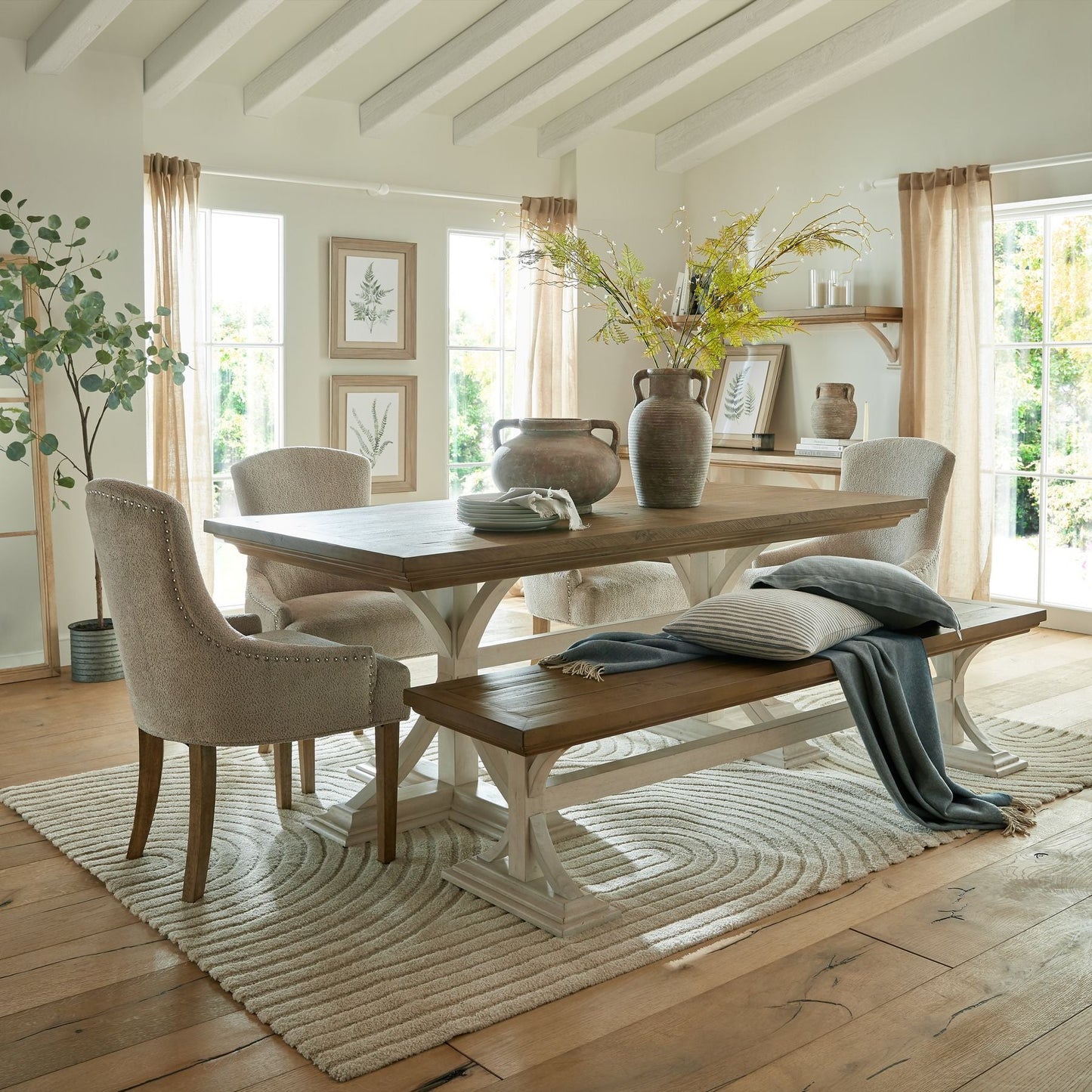 Siena Large Brown Amphora Pot for Rustic Elegance - Darlington's Décor