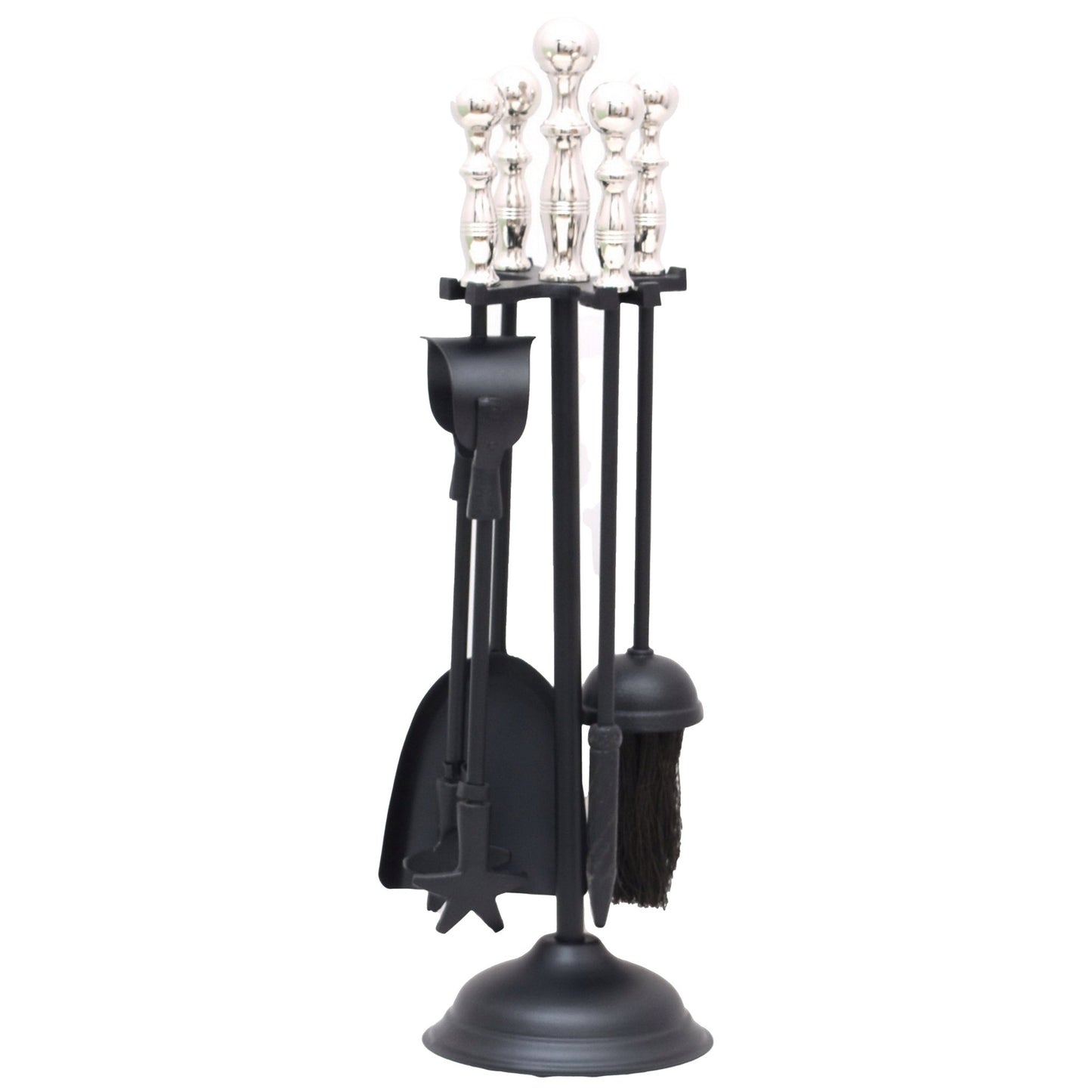 Sleek Chrome Handled Dutchess Companion Set For Elegance - Darlington's Décor