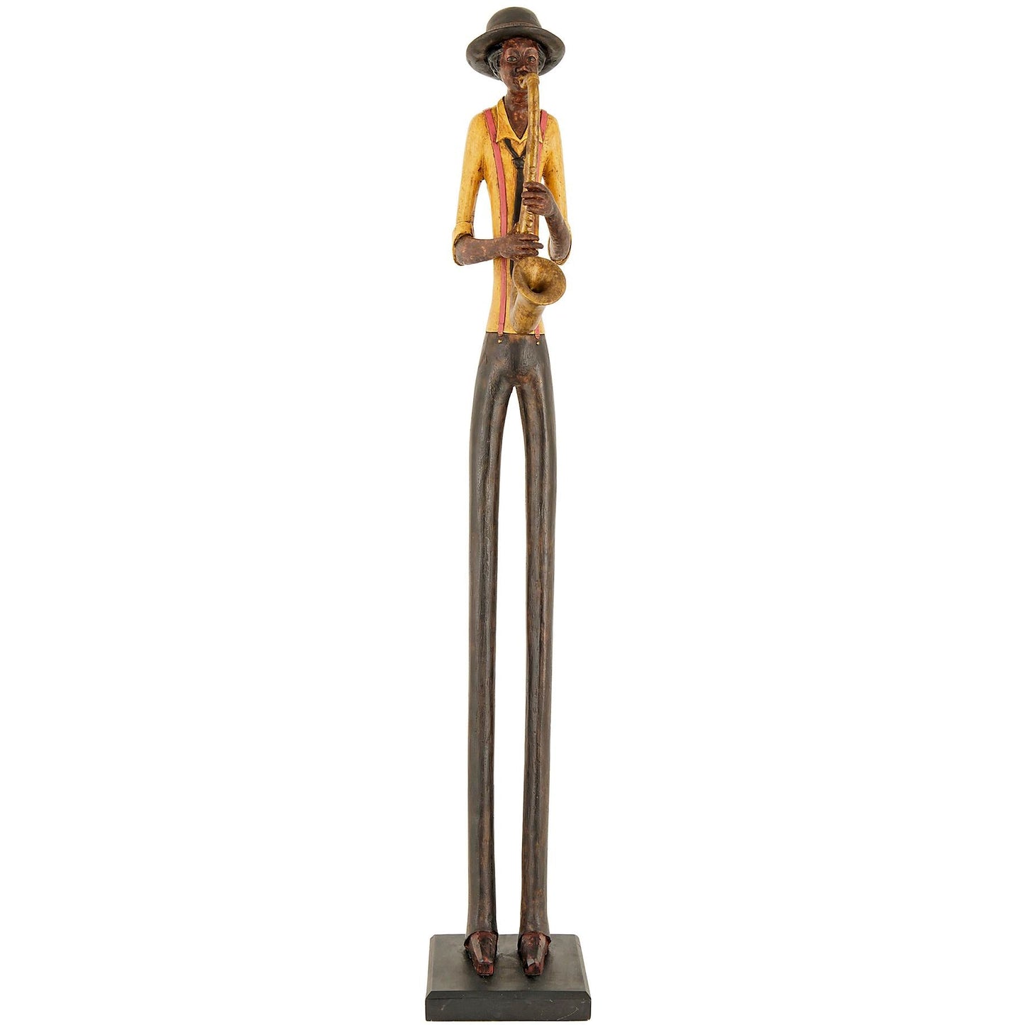 Standing Jazz Band Saxophonist Sculpture for Home Decor - Darlington's Décor