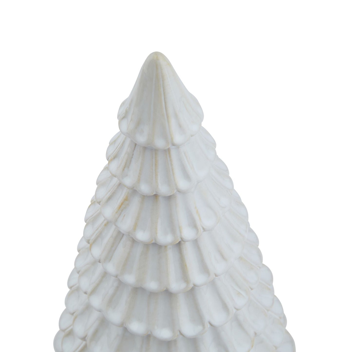 Stunning White Ceramic Fir Tree for Modern Decor - Darlington's Décor