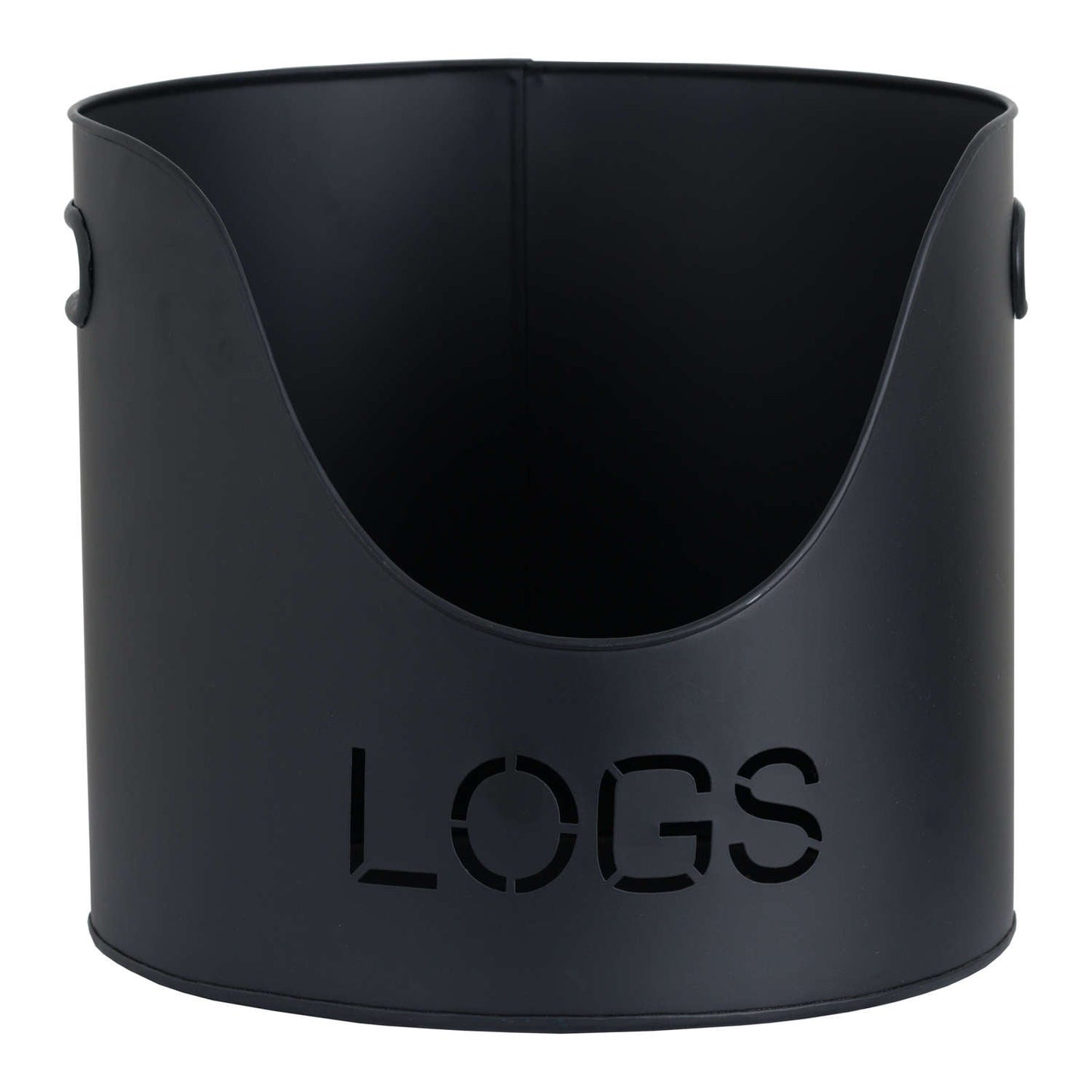 Stylish Black Finish Logs And Kindling Buckets Set - Darlington's Décor