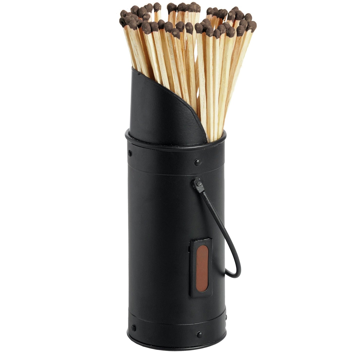 Stylish Black Matchstick Holder with 60 Matches - Darlington's Décor
