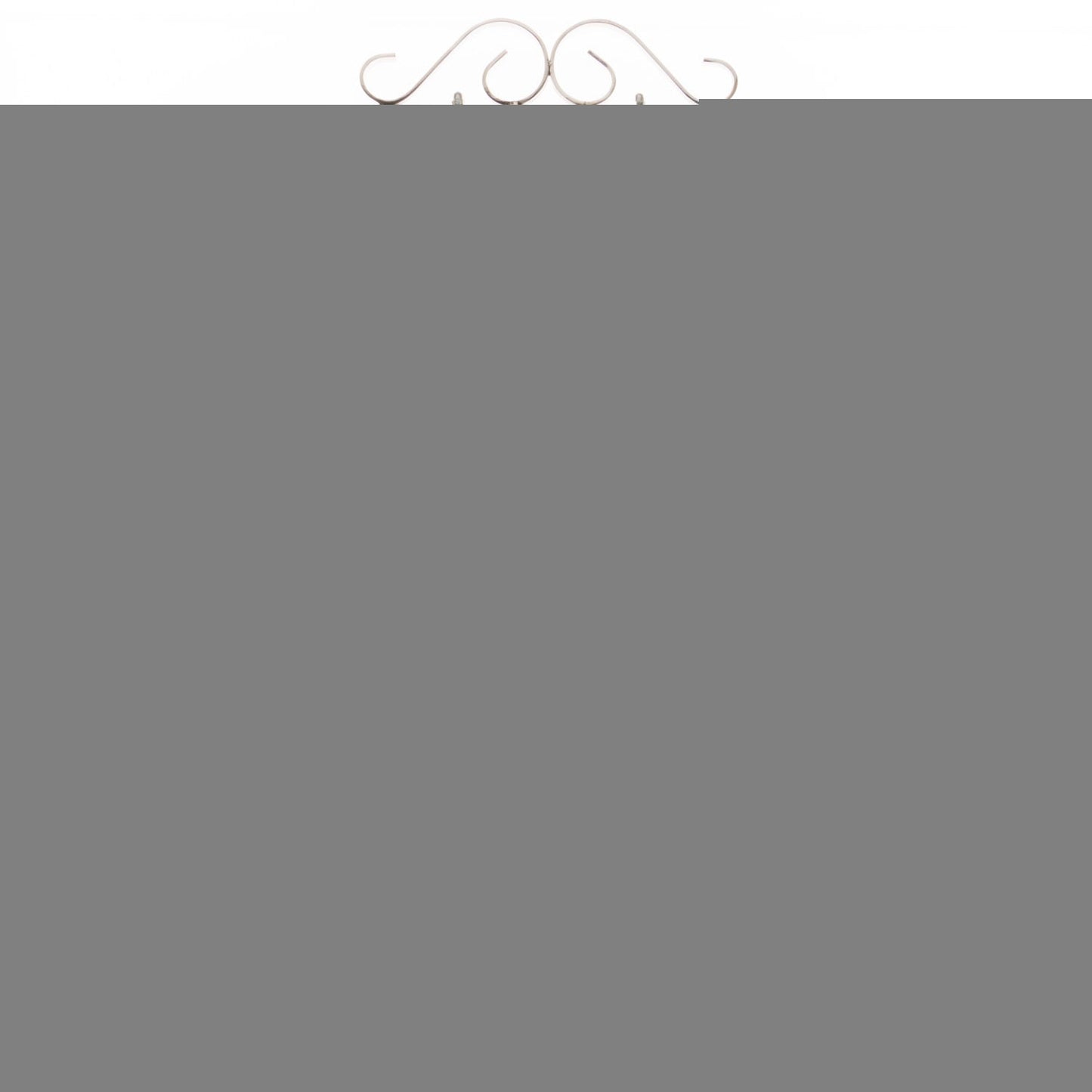 Stylish Chrome Topped Three Fold Fire Screen - Darlington's Décor