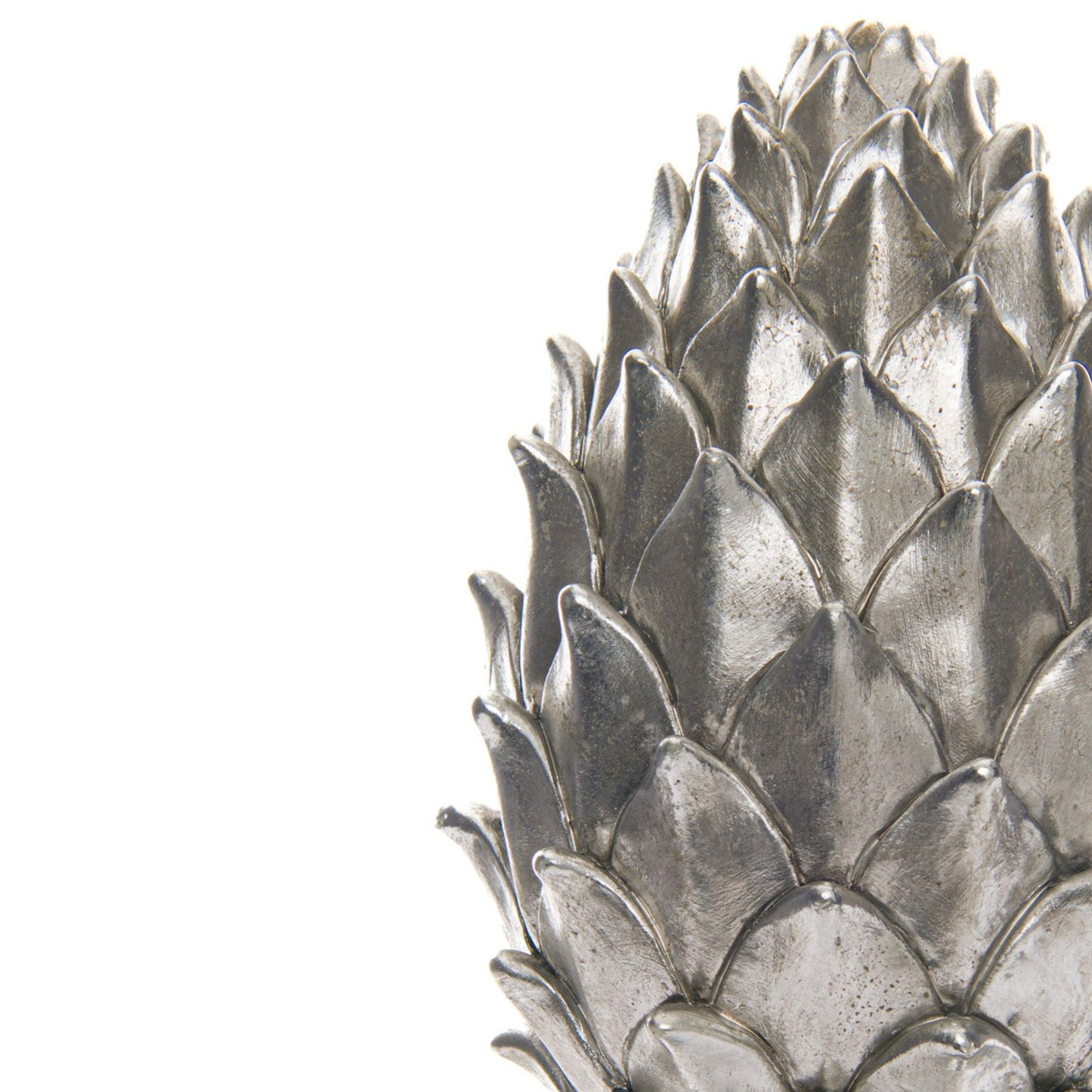 Tall Large Silver Pinecone Finial for Elegant Décor - Darlington's Décor