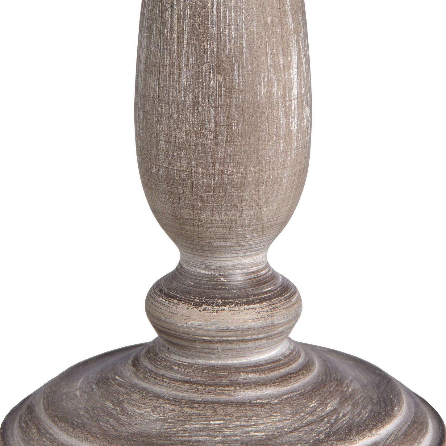 Teos Table Lamp - Rustic Charm with Elegant Linen Shade - Darlington's Décor