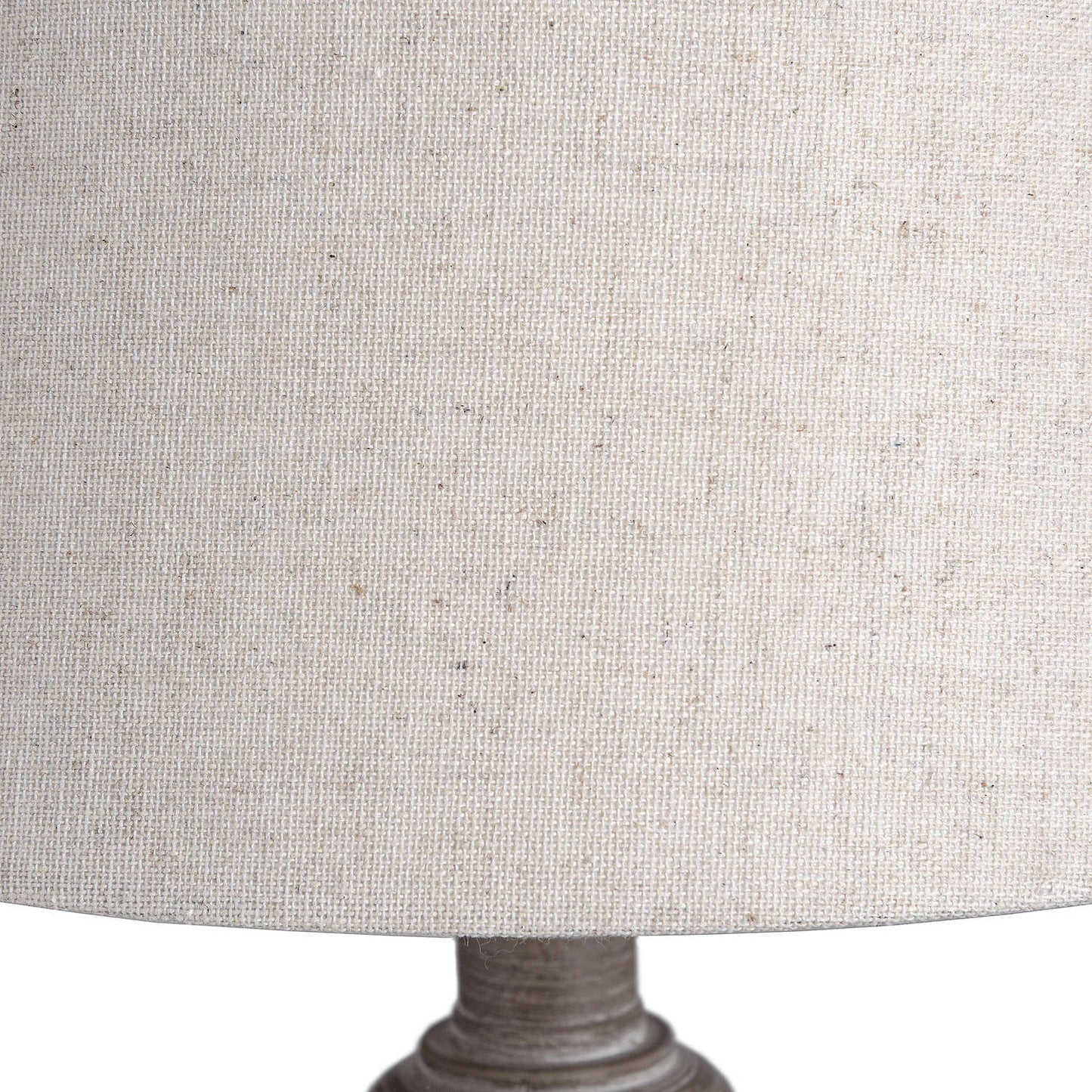 Teos Table Lamp - Rustic Charm with Elegant Linen Shade - Darlington's Décor