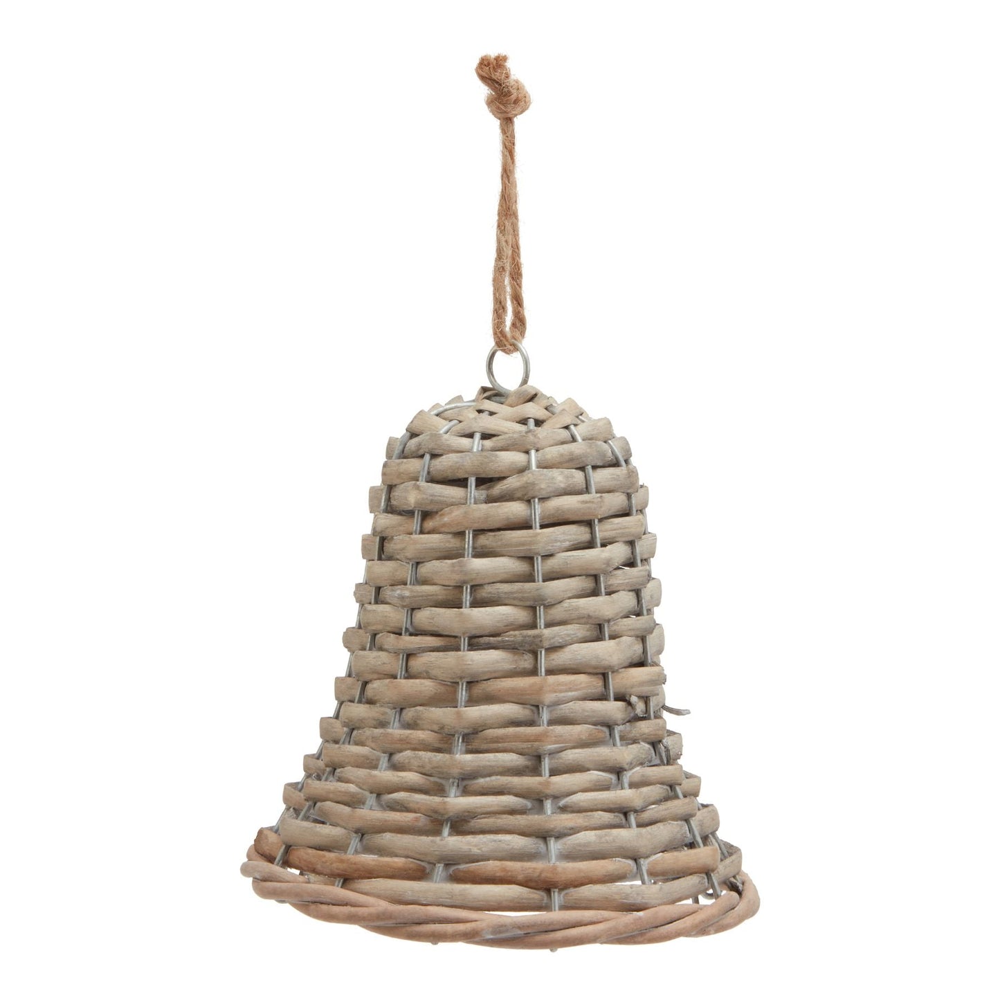The Noel Collection Medium Wicker Bell Decoration Charm - Darlington's Décor