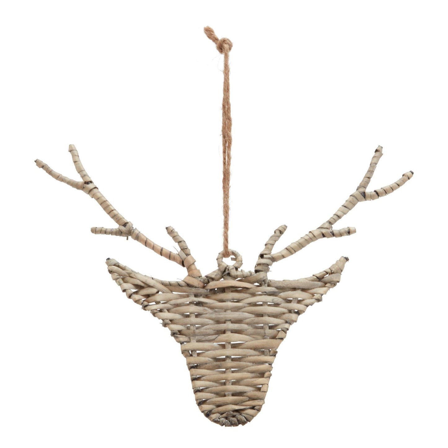 The Noel Collection Wicker Hanging Reindeer Décor - Darlington's Décor