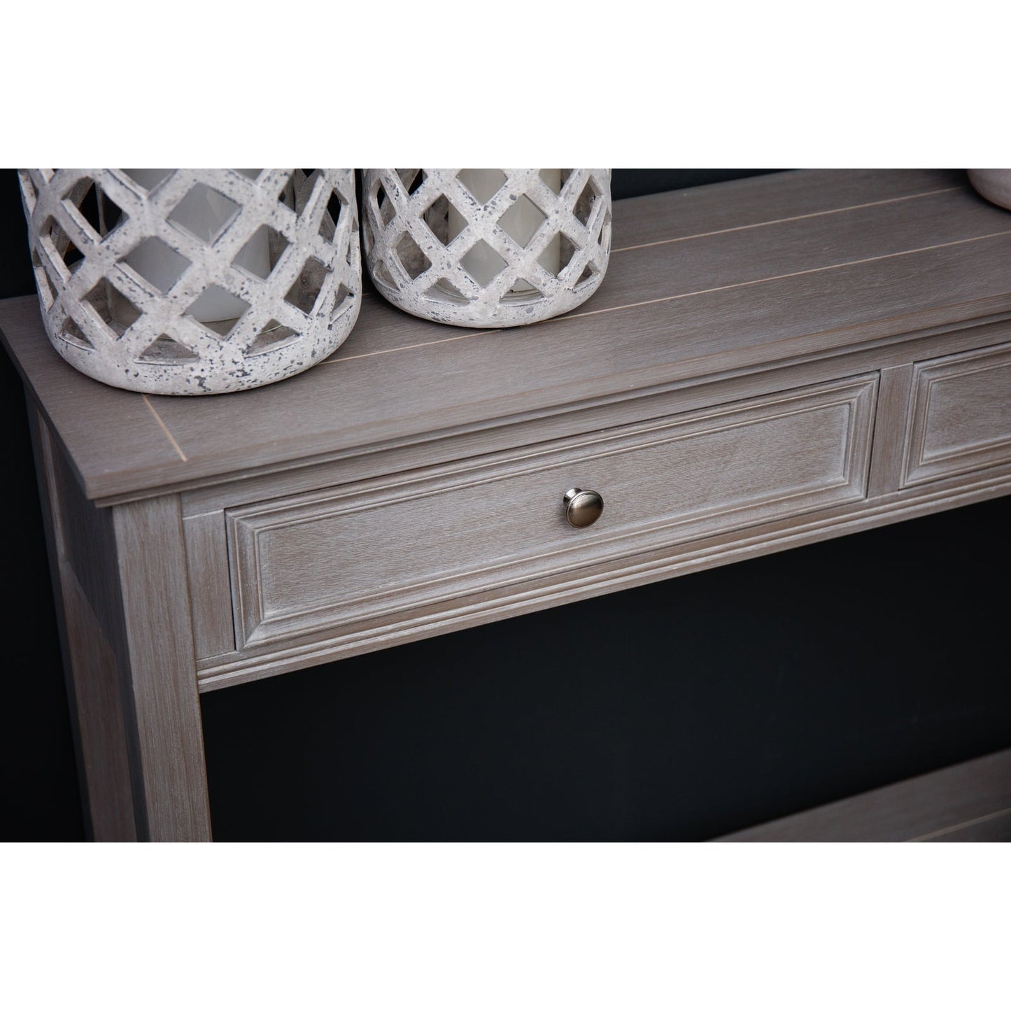 Elegant Two Drawer Console Table with Versatile Storage Solutions - Darlington's Décor