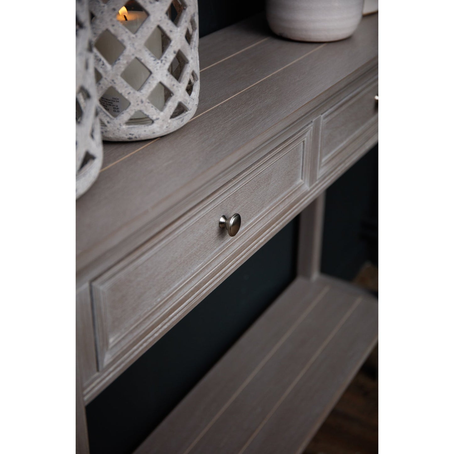 Elegant Two Drawer Console Table with Versatile Storage Solutions - Darlington's Décor