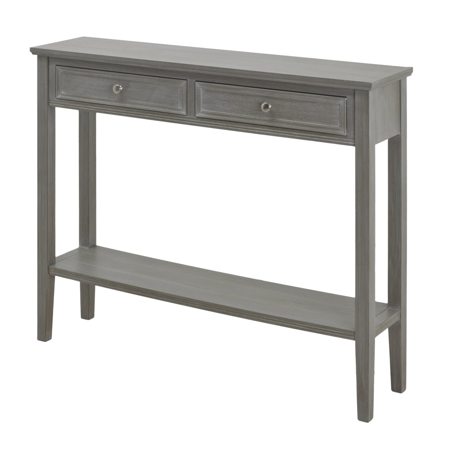 Elegant Two Drawer Console Table with Versatile Storage Solutions - Darlington's Décor