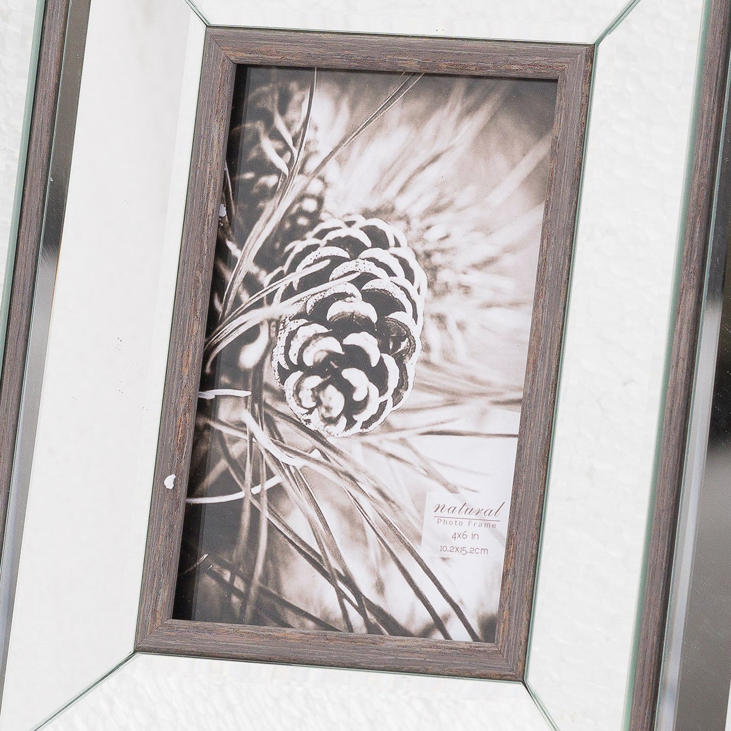 Tristan Mirror And Wood 4X6 Frame With Rustic Elegance - Darlington's Décor