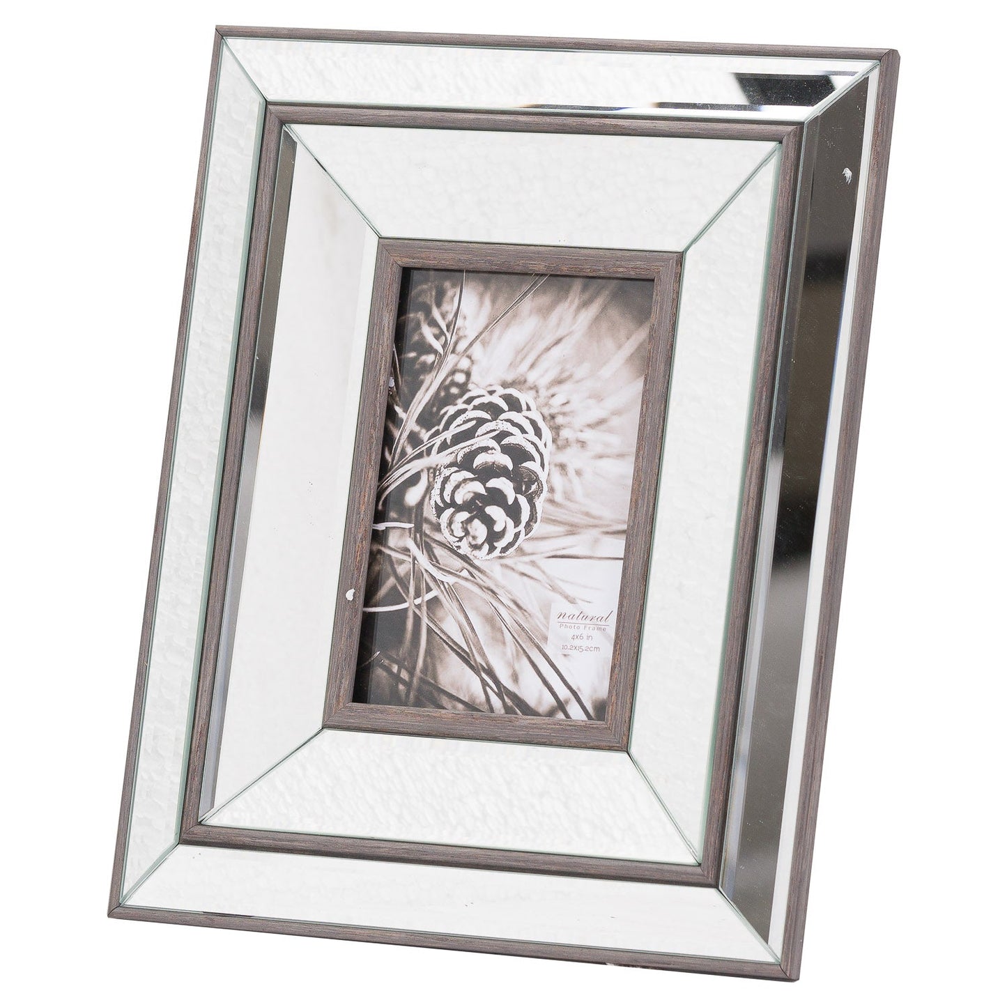 Tristan Mirror And Wood 4X6 Frame With Rustic Elegance - Darlington's Décor