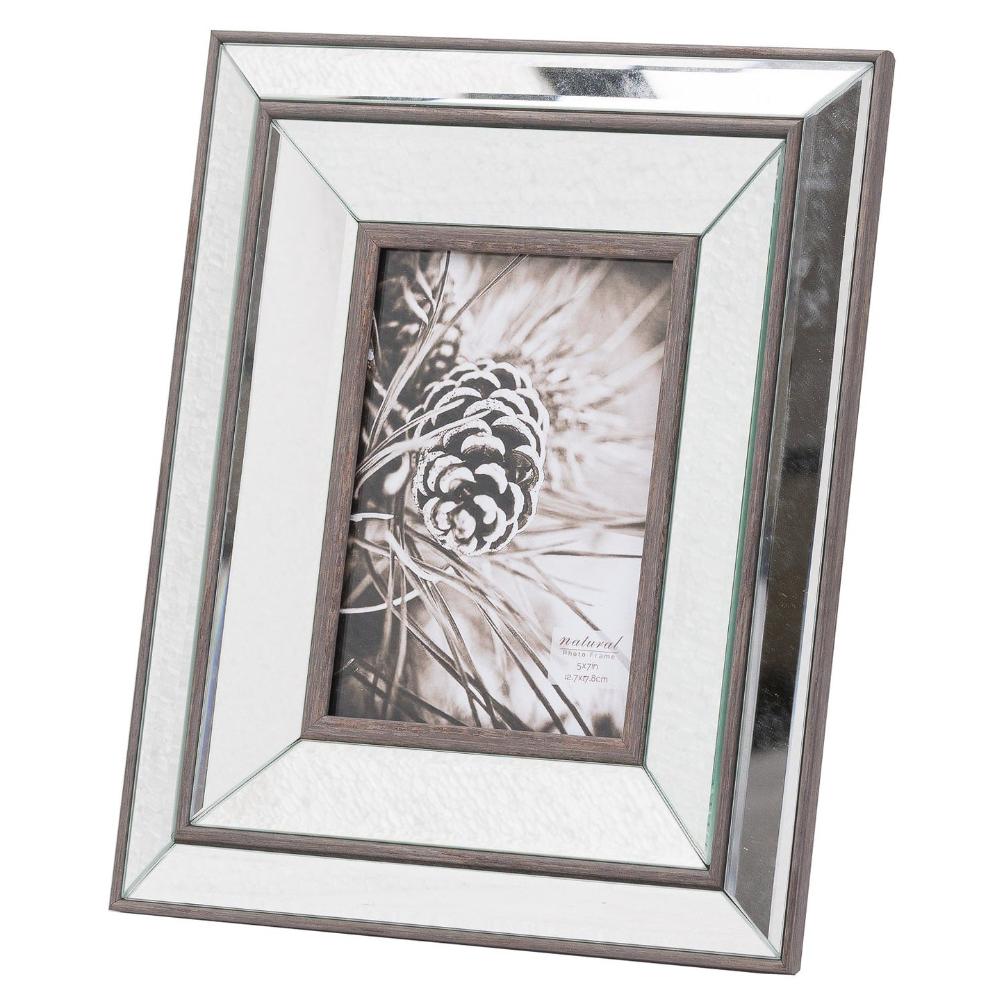 Tristan Mirror And Wood 5X7 Frame For Elegant Decor - Darlington's Décor