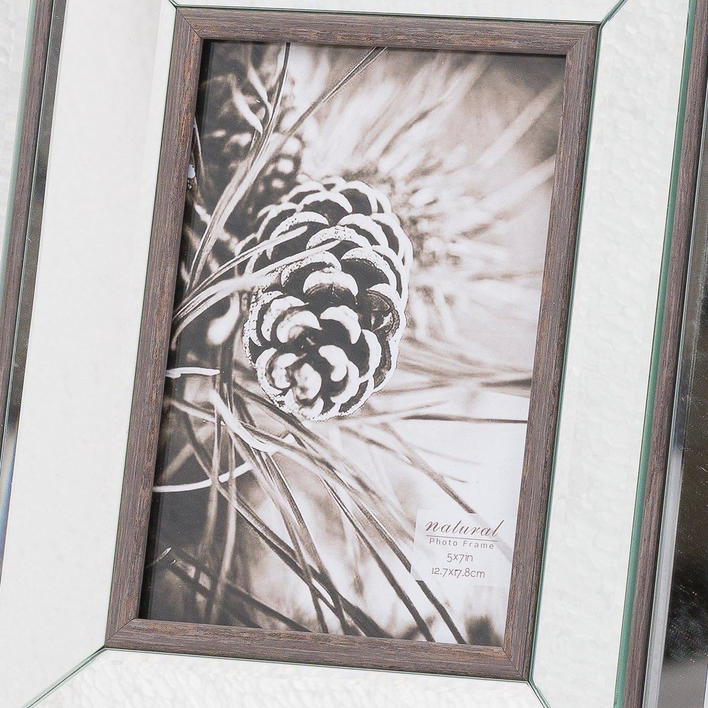 Tristan Mirror And Wood 5X7 Frame For Elegant Decor - Darlington's Décor