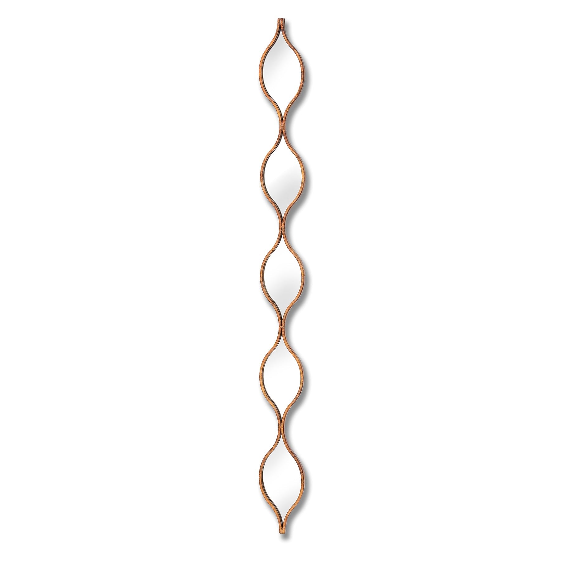Aged Decorative Hanging Gold Mirror for Elegant Spaces - Darlington's Décor