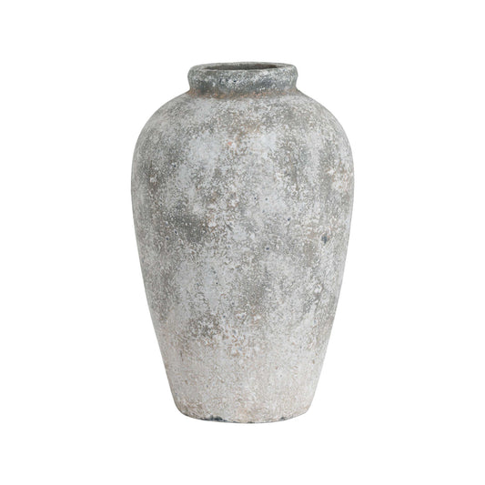Aged Stone Tall Ceramic Vase for Stunning Arrangements - Darlington's Décor