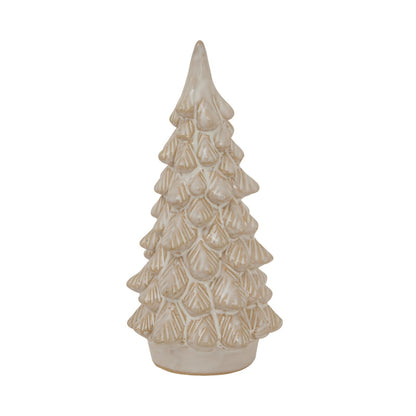 Alora Ceramic Snowy Tree - Elegant Winter Home Decor - Darlington's Décor