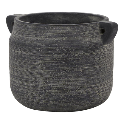 Amalfi Grey Hydria Pot for Timeless Mediterranean Elegance - Darlington's Décor
