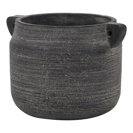 Amalfi Grey Hydria Pot for Timeless Mediterranean Elegance - Darlington's Décor