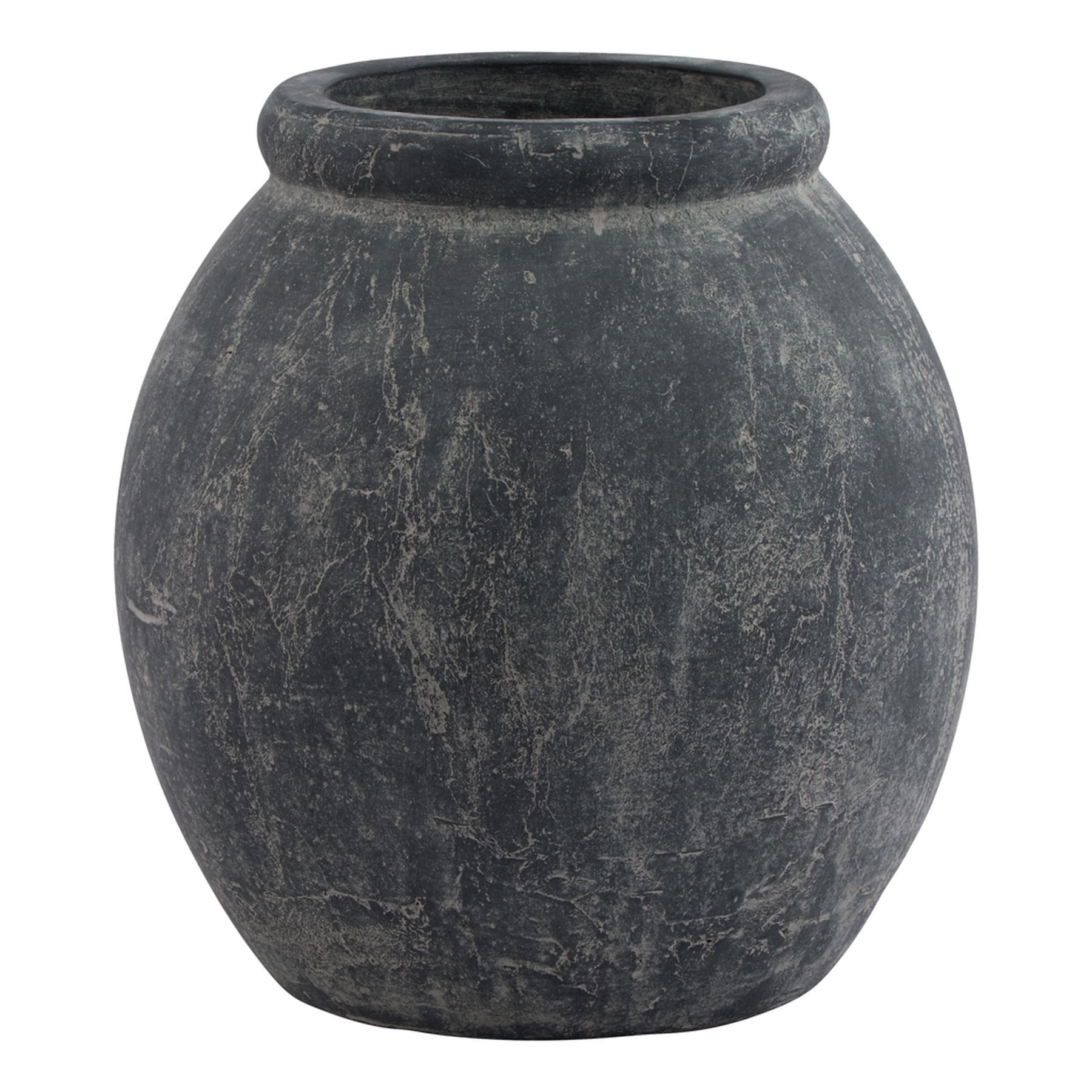 Amalfi Grey Jar Shaped Planter for Elegant Decor - Darlington's Décor