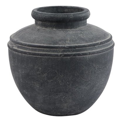 Amalfi Grey Water Pot: Timeless Mediterranean Elegance - Darlington's Décor