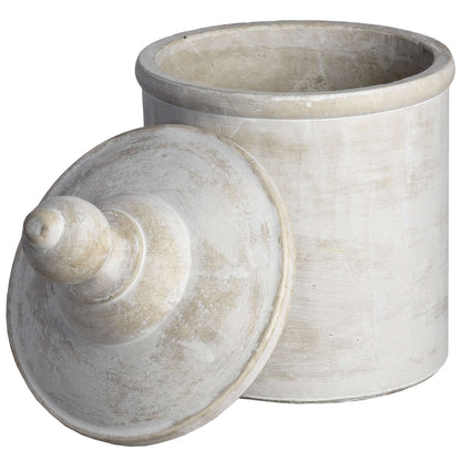 Antique White Cannister for Elegant Storage and Style - Darlington's Décor