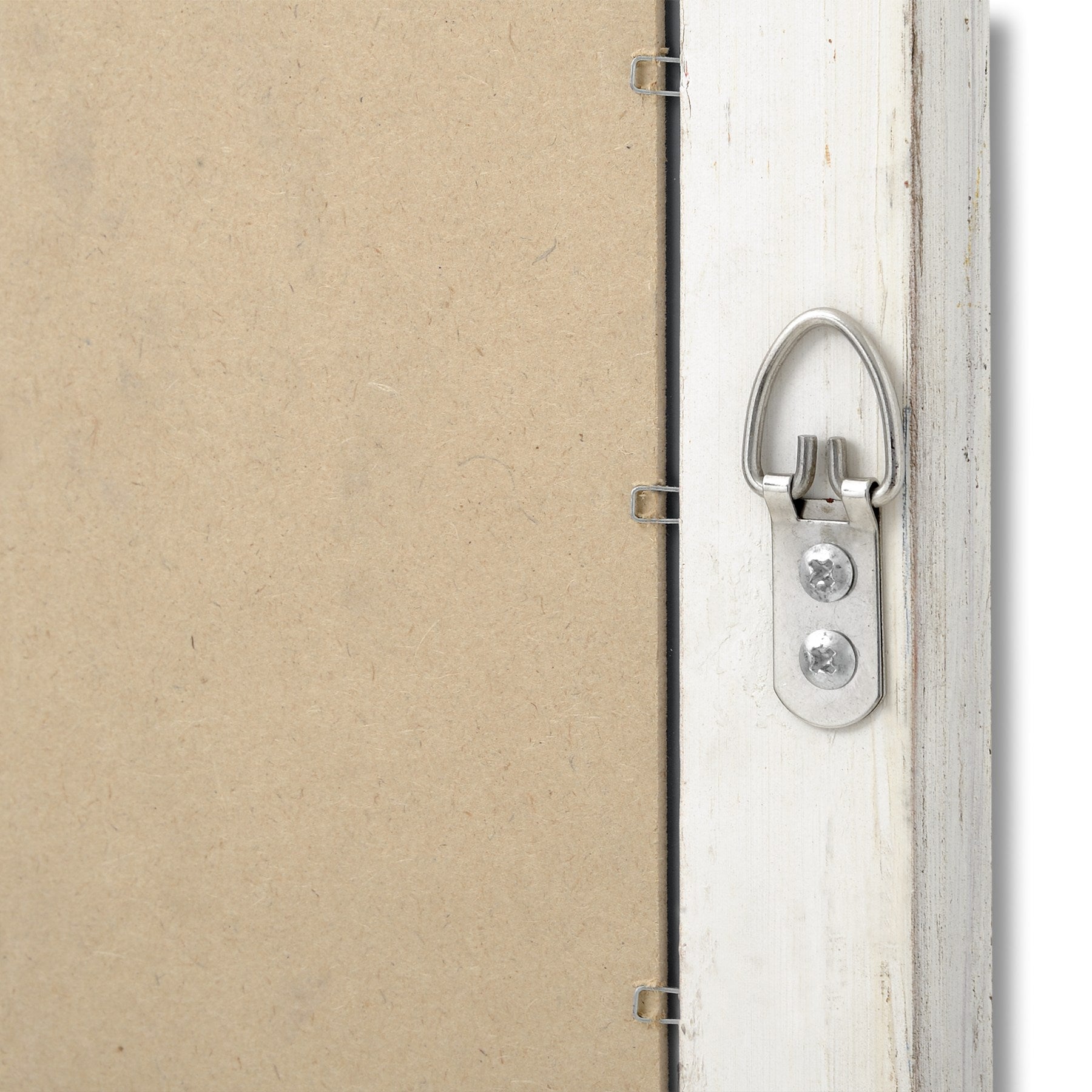 Antique White Frame Narrow Wall Mirror for Elegant Spaces - Darlington's Décor