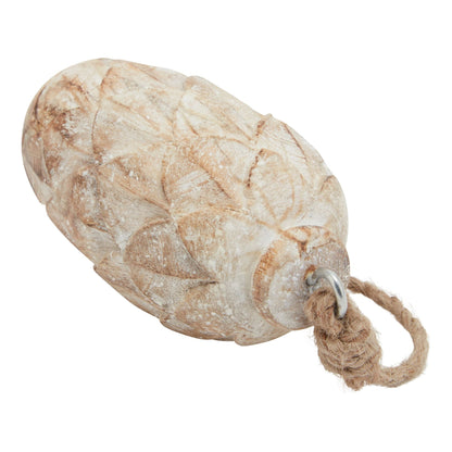 Antique White Wash Pine Cone Bauble for Holiday Charm - Darlington's Décor