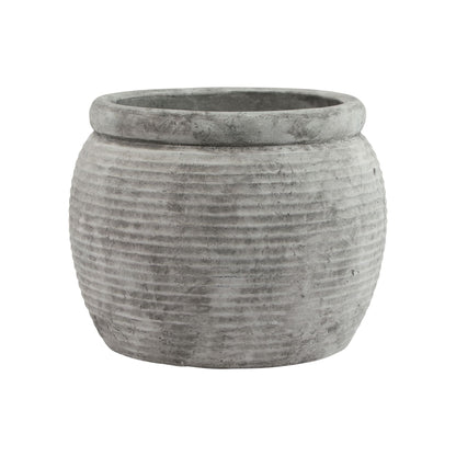 Athena Rimmed Large Plant Pot for Elegant Decor - Darlington's Décor
