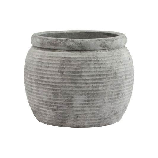 Athena Rimmed Large Plant Pot for Elegant Decor - Darlington's Décor