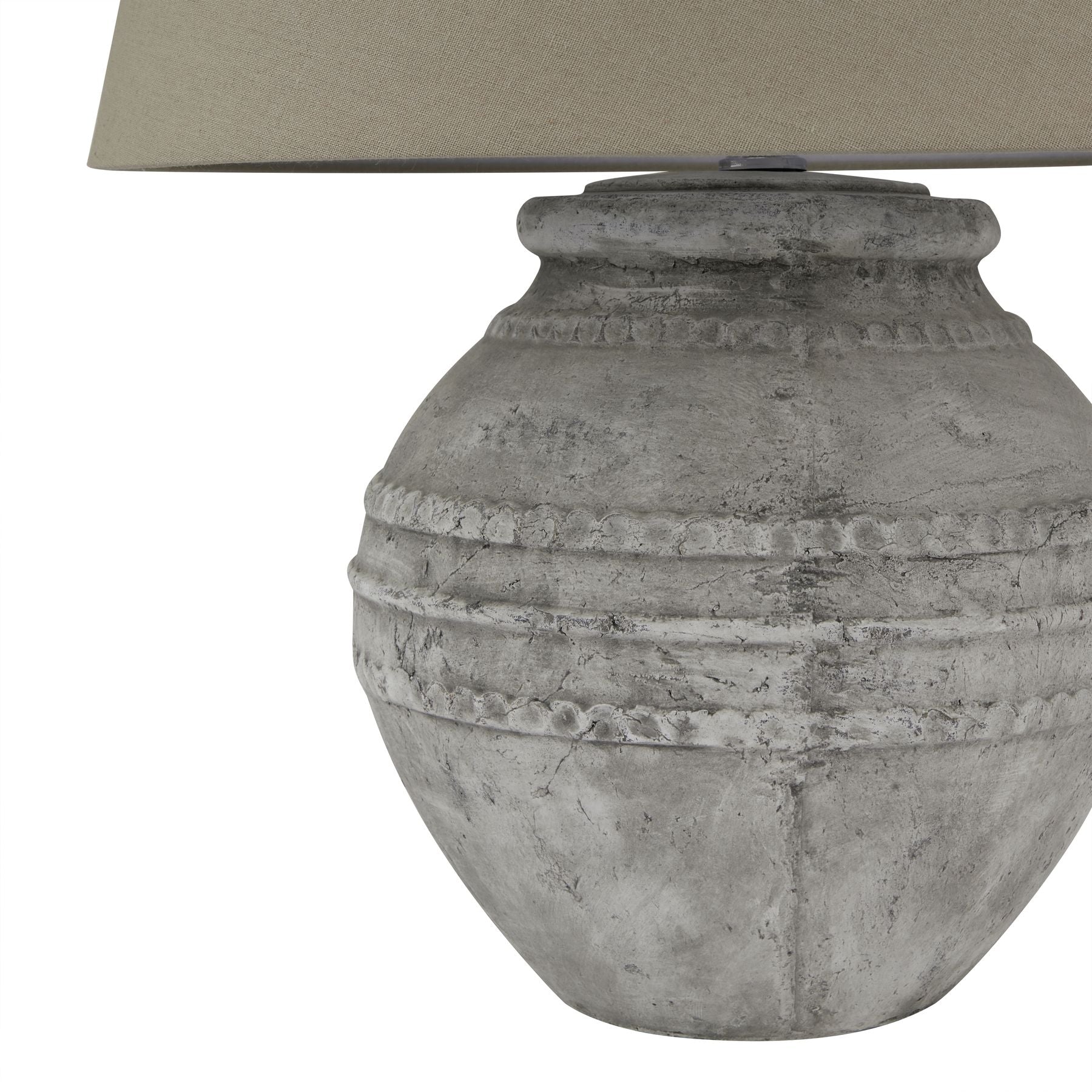 Athena Stone Regola Lamp - Unique Rustic Table Lighting - Darlington's Décor