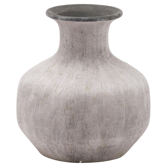 Bloomville Squat Stone Vase for Elegant Decor - Darlington's Décor
