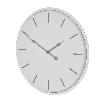 Brandon Wall Clock: Modern Metal Timepiece for Chic Spaces - Darlington's Décor