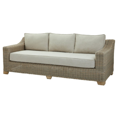 Elegant Outdoor Three Seater Sofa - Weatherproof Comfort - Darlington's Décor