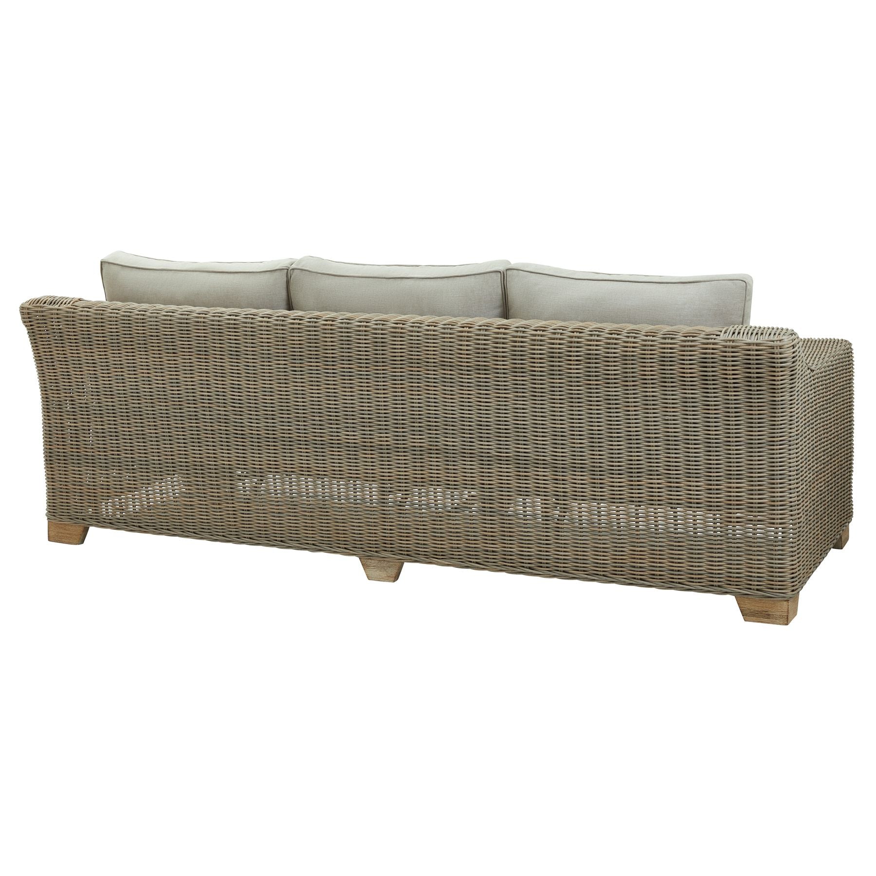 Elegant Outdoor Three Seater Sofa - Weatherproof Comfort - Darlington's Décor