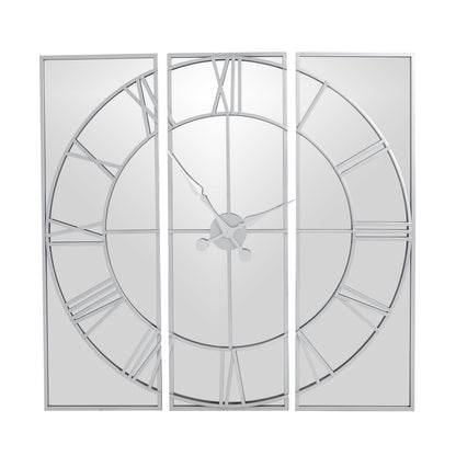 Celina Mirrored Wall Clock for Chic Home Décor - Darlington's Décor