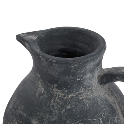 Charming Amalfi Grey Jug for Rustic Elegance - Darlington's Décor