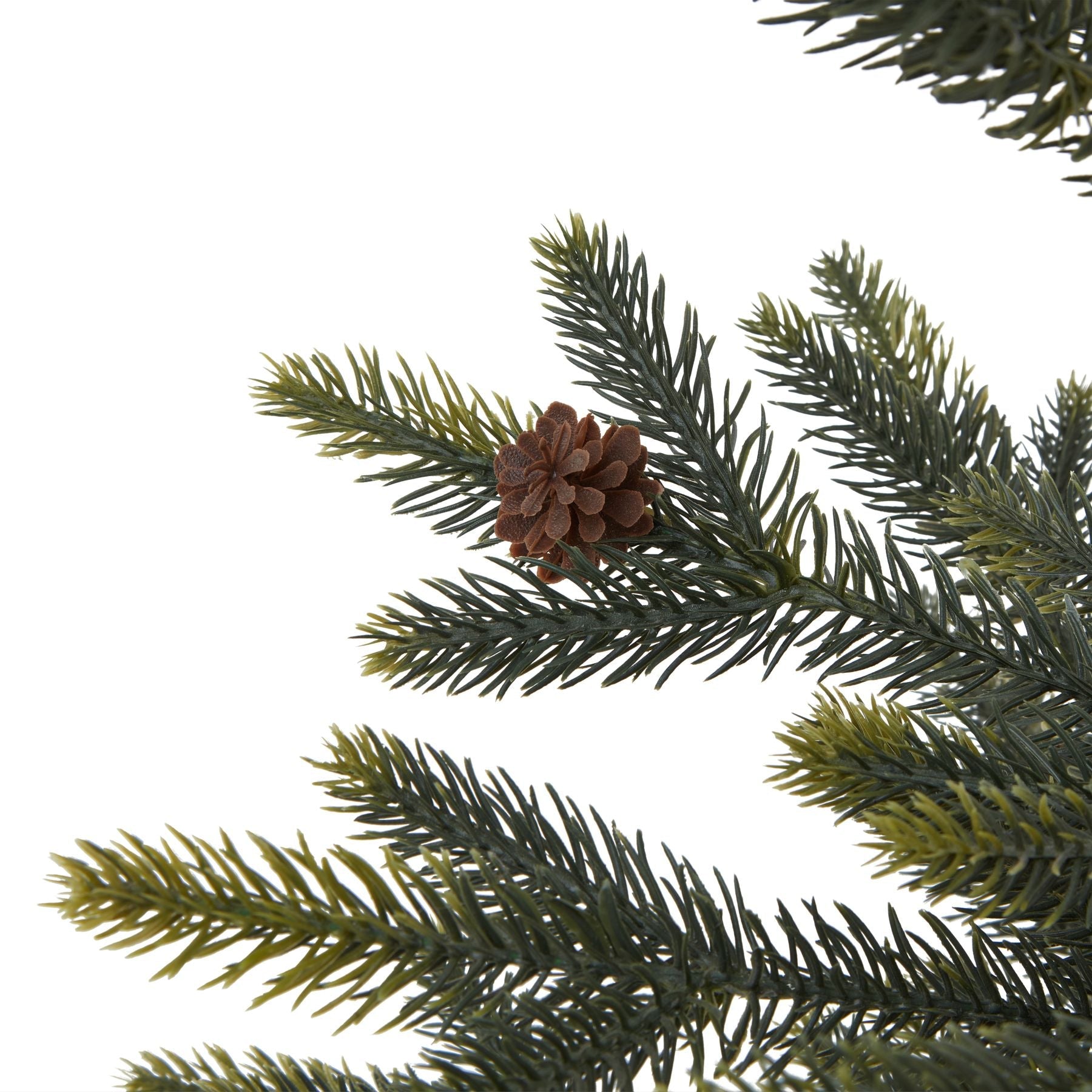 Charming Medium Spruce Tree With Wicker Basket - Darlington's Décor