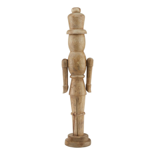 Charming Natural Nutcracker Decoration for Holiday Cheer - Darlington's Décor