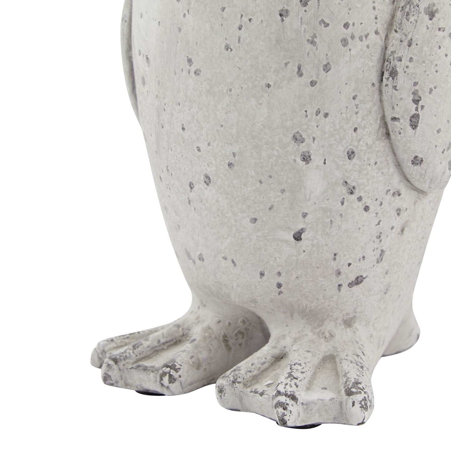 Charming Small Grey Stone Effect Penguin Statue Decor - Darlington's Décor