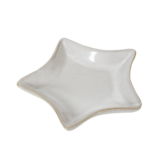 Charming Small White Ceramic Star Dish for Decor - Darlington's Décor