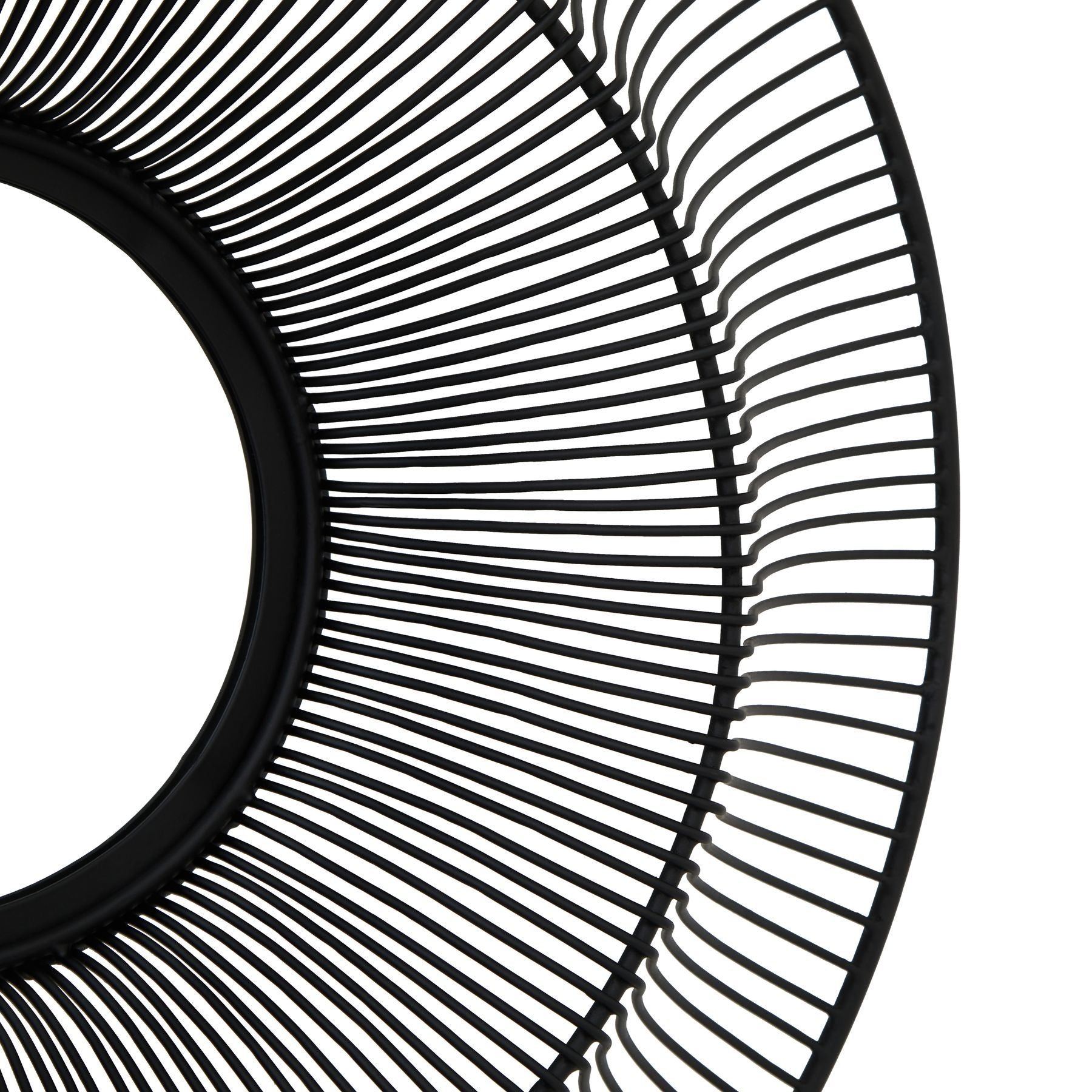 Chico Black Wire Mirror for Modern Industrial Décor - Darlington's Décor