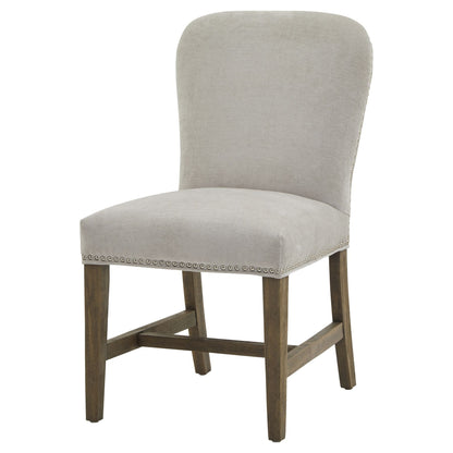 Elegant Cobham Grey Dining Chair with Luxurious Upholstery - Darlington's Décor