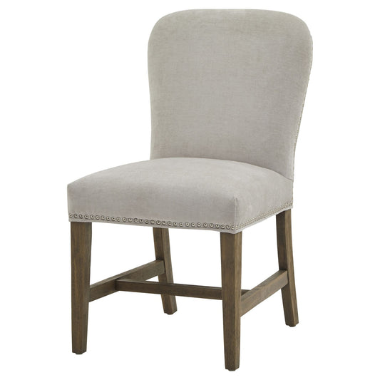 Elegant Cobham Grey Dining Chair with Luxurious Upholstery - Darlington's Décor
